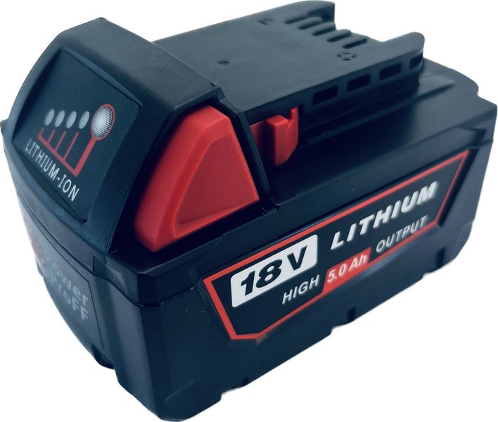 Аккумулятор для Milwaukee M18 B5, XC, HB3 от Power Profi 5Ач 18 Вольт C18B Li-ion M18-5 фото