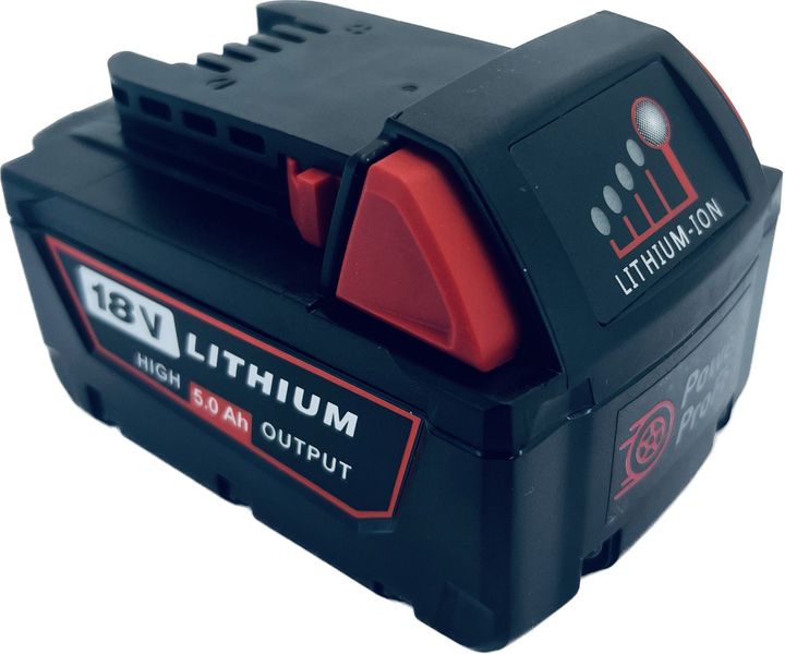 Акумулятор для Milwaukee M18 B5, XC, HB3 від Power Profi 5Ач 18 Вольт C18B Li-ion M18-5 фото